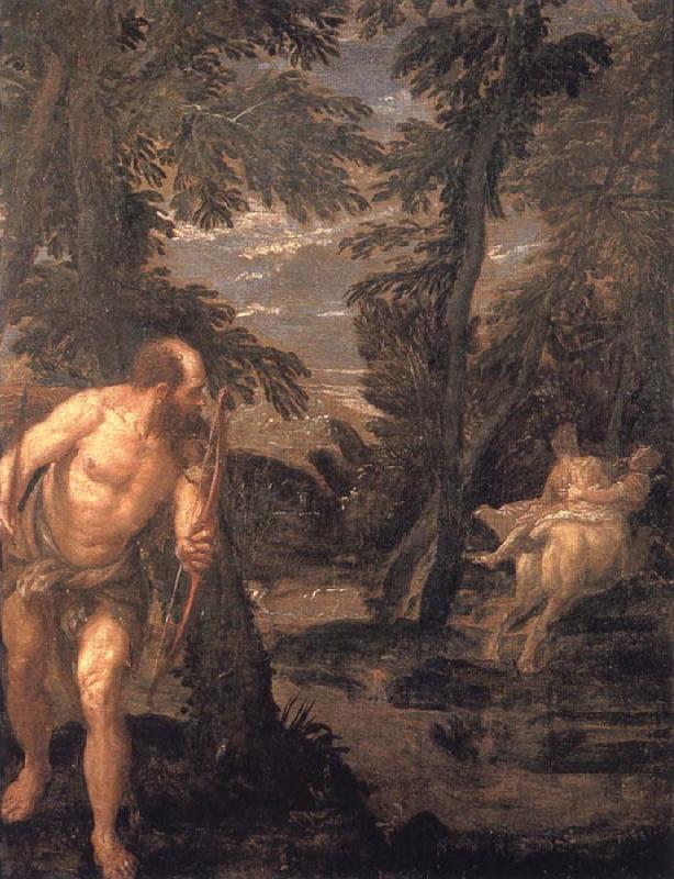VERONESE (Paolo Caliari) Hercules,Deianira and the centaur Nessus,late Work Germany oil painting art
